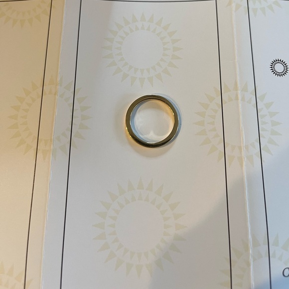 NIB Aeon Vintage Inspired Wedding Band 14k Gold - Picture 7 of 10